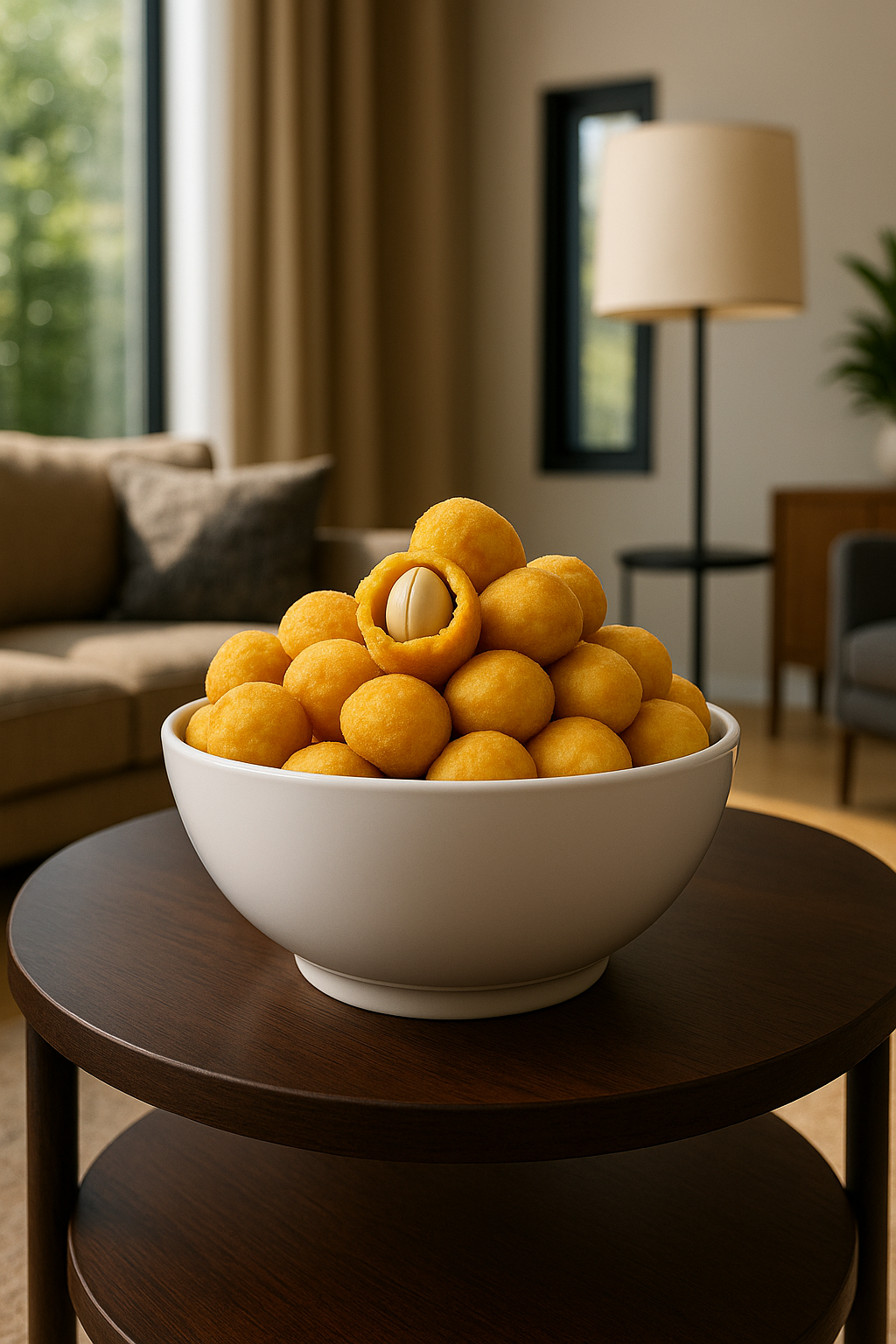 بادام زمینی پنیری